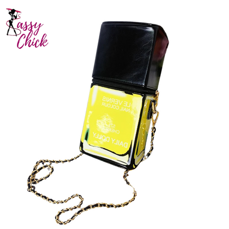 Designer Cosmetic Shoulder Bags Sassy Chick Logo