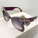 Diamond Butterfly Women Sunglasses