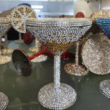 Diamond Goblet Clutch Purse Luxury Handbag