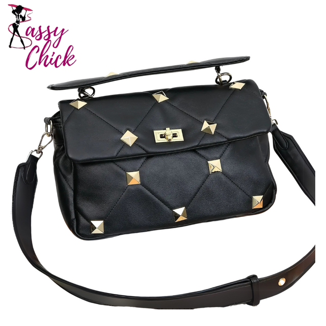 Diamond Lattice Handbags Sassy Chick Logo