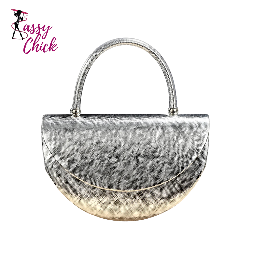 Diamond Studs Clutch Bag Sassy Chick Logo