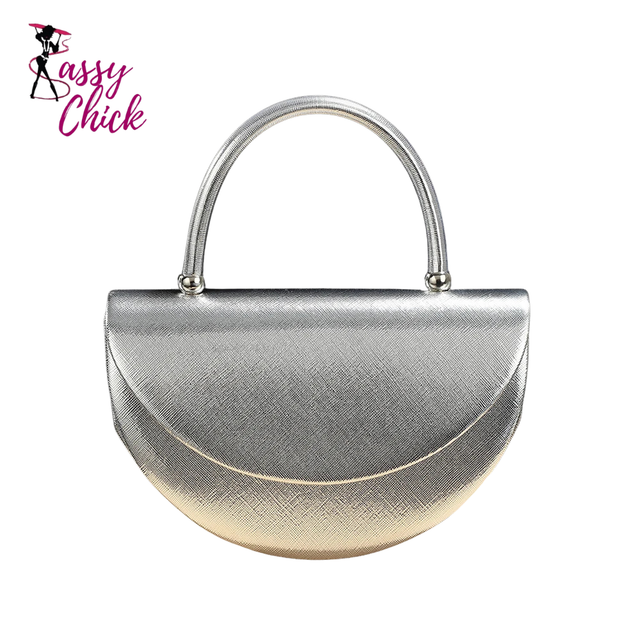Diamond Studs Clutch Bag Sassy Chick Logo