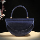 Blue Diamond Studs Clutch Bag