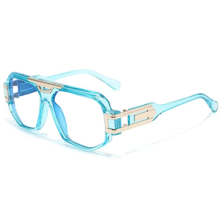 Blue Double Bridge  Anti Blue Light Reading Glasses