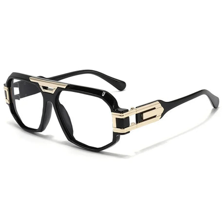 Black Double Bridge  Anti Blue Light Reading Glasses