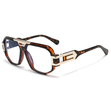 Leopard Double Bridge  Anti Blue Light Reading Glasses