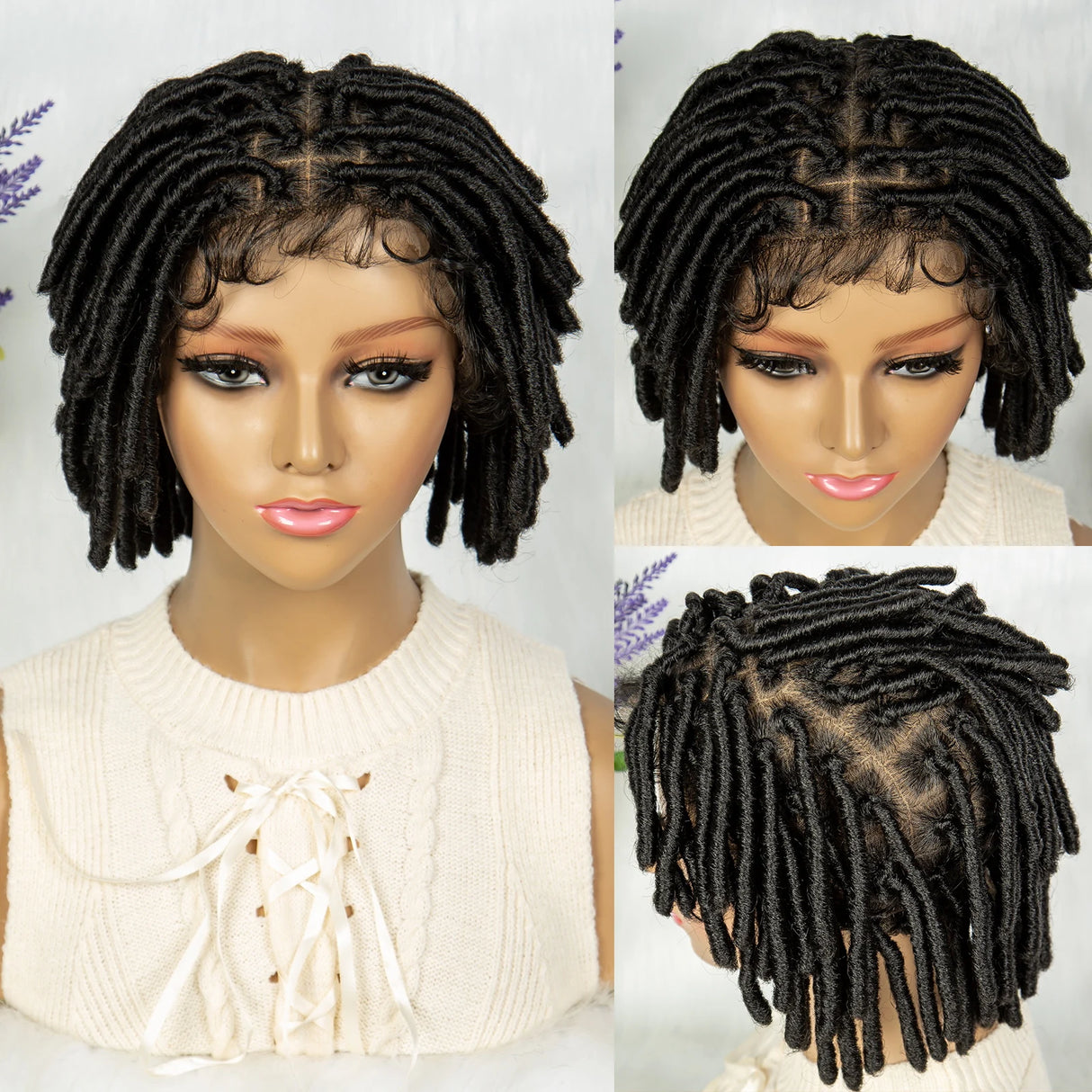 Dreadlock Faux Locs wig black