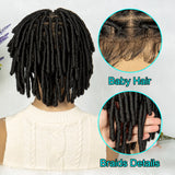 Dreadlock Faux Locs wig black