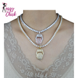 Drip Lip Dollar Sign Necklace Sassy Chick Logo