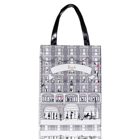 silver tote bag