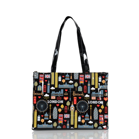 london printed design eco friendly tote bag