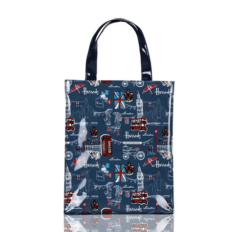 blue tote bag