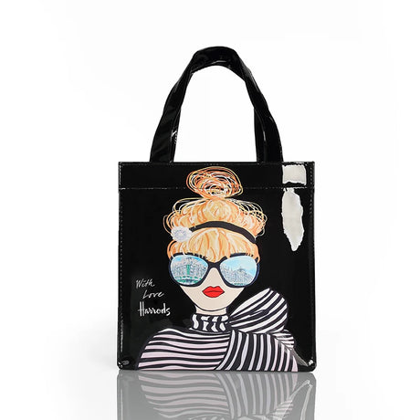black tote bag