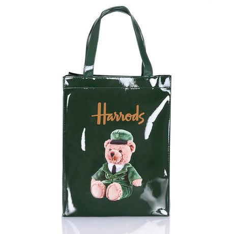 green tote bag