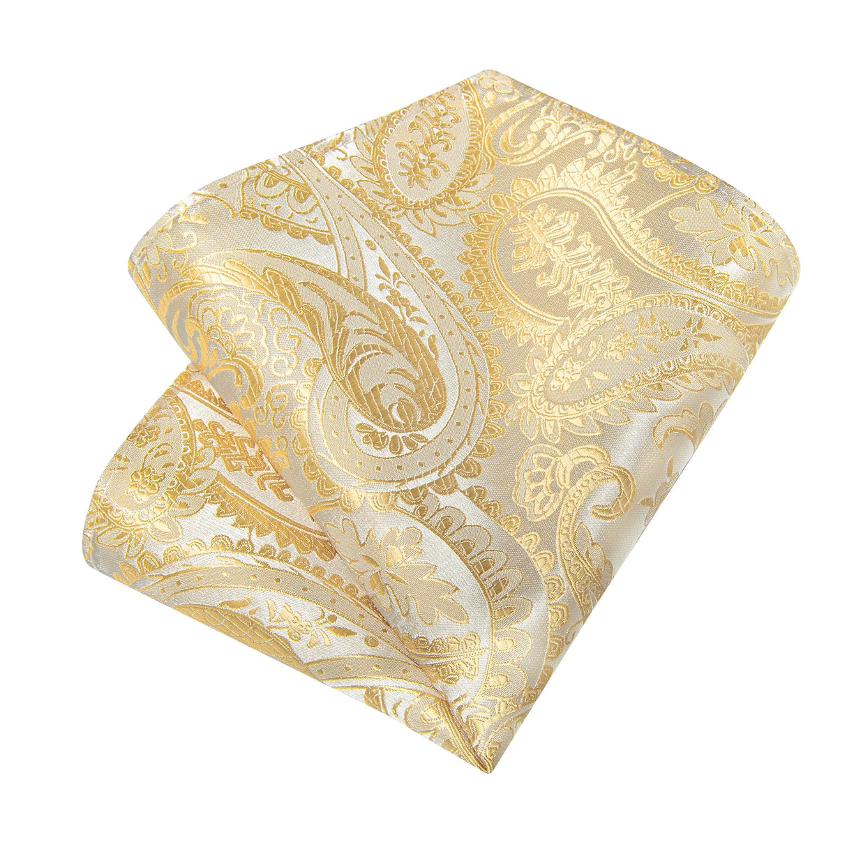 Elegant Beige Yellow Floral Plaid Paisley Men Ties