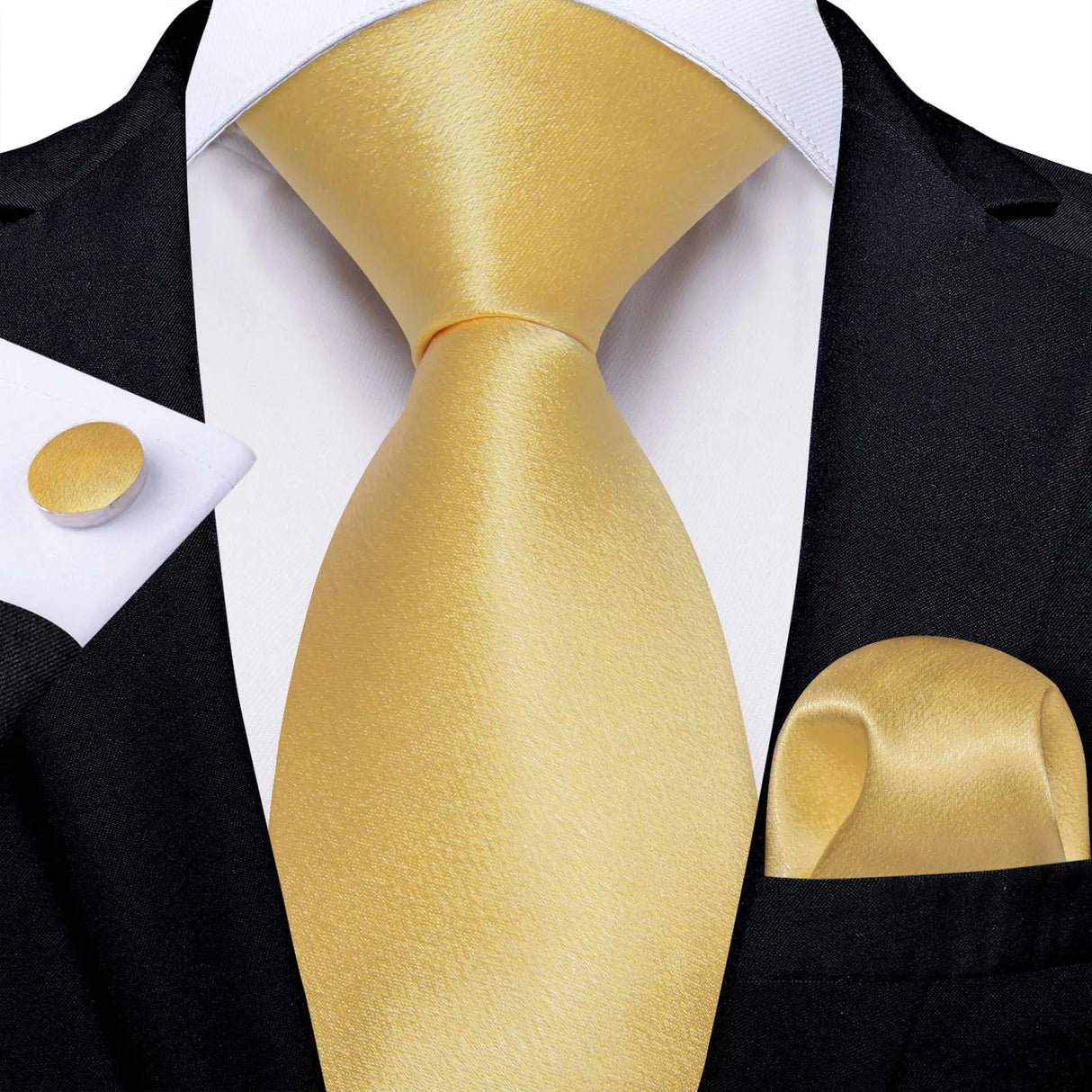 Elegant Beige Yellow Floral Plaid Paisley Men Ties