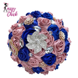 Elegant Bridal Wedding Bouquet Sassy Chick Logo