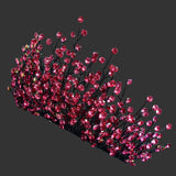 Pink Elegant Bright Rhinestone Bridal Crown Wedding Hairpiece