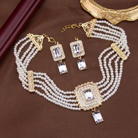 White Elegant Morocco Jewelry Set