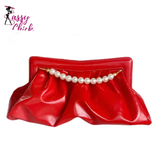 Envelope Clutches Pearl Handbag Sassy Chick Logo