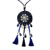 Ethnic Bohemian Gypsy Thread Long Tassel Necklaces