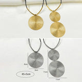 Size of Exaggerated Vintage Punk Style Circular Necklace
