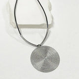Exaggerated Vintage Punk Style Circular Necklace
