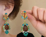 Exaggerated Water Drop Temperament Luxury Jewelry Earring