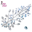 Exquisite Rhinestone Bride Crystal Hair Ornament Banquet Sassy Chick Logo