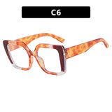 Orange Fashion Anti-Blue Light Eyeglasses Optical Lens