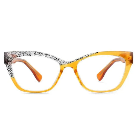 Gold Silver Fashion Anti Blue Colored Eyebrow Frame Eyeglass