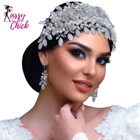 Fashion Bridal Jewelry Crown Accessories Sassy Chick Logo