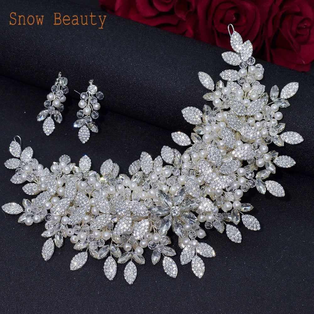 Silver hair piece 
