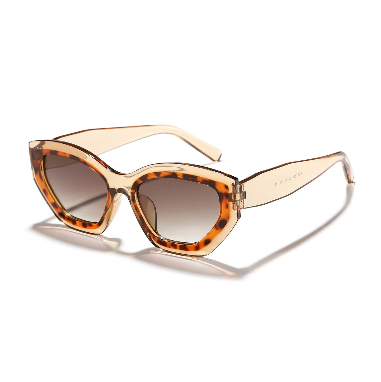 Brown Fashion Cat Eye uv400 Vintage Sunglasses