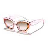 Transparent Fashion Cat Eye uv400 Vintage Sunglasses