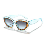 Blue Fashion Cat Eye uv400 Vintage Sunglasses