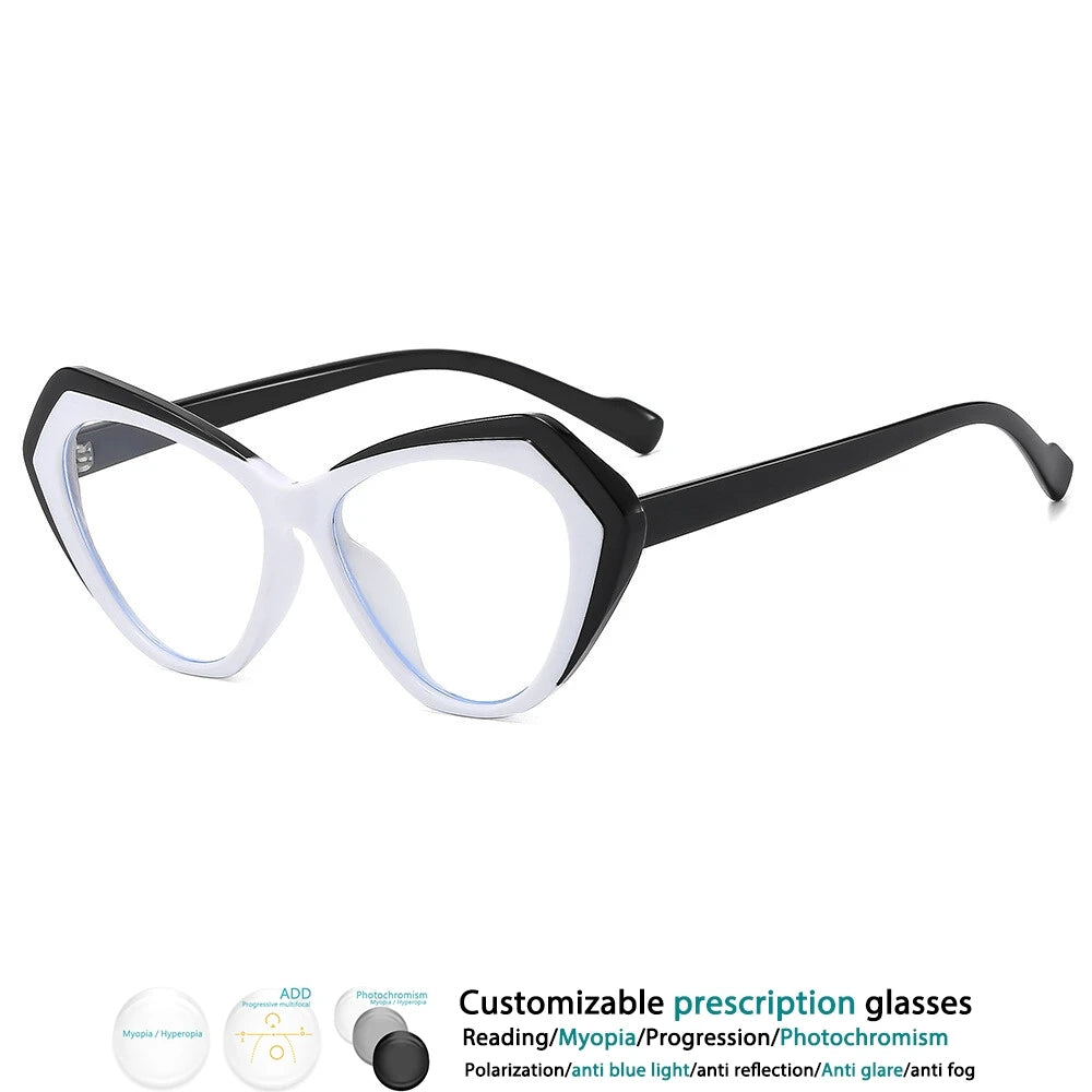 white black frame reading glasses 