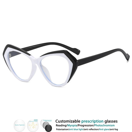 white black frame reading glasses 