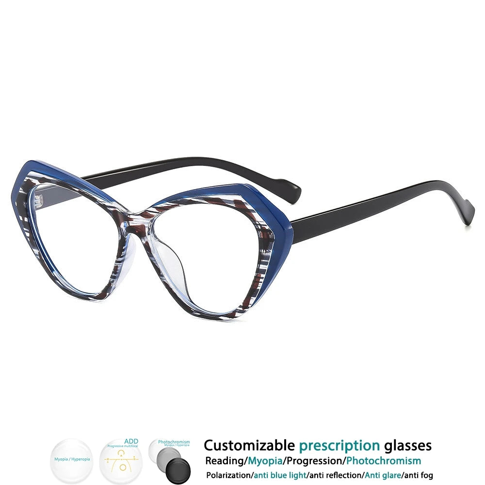 black blue reading glasses 