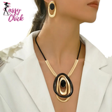 Fashion Creative Exaggerated Multi-layer Oval Party Jewelry