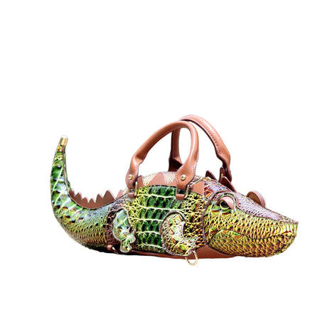 Fashion Crocodile Shape Handbag