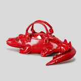Red Fashion Crocodile Shape Handbag