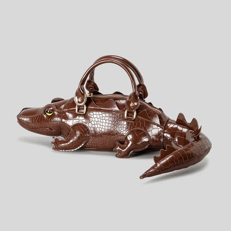 Fashion Crocodile Shape Handbag