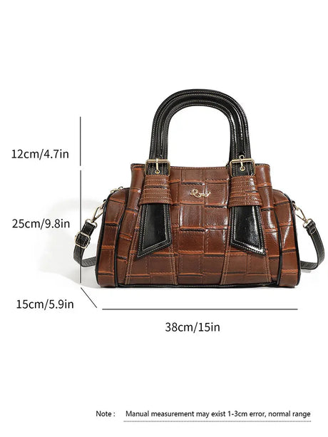 Size of Fashion Designer Large Capacity Leather Purse Handbags