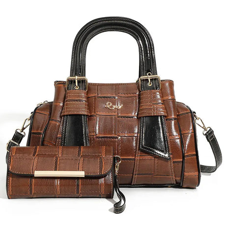 Fashion Designer Large Capacity Leather Purse Handbags
