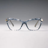 Black Fashion Diamond Style Frame Square Glasses