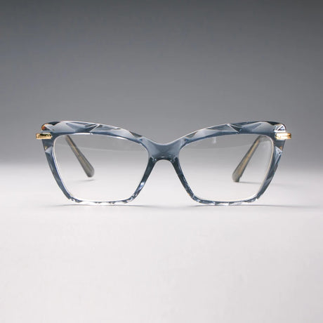 Black Fashion Diamond Style Frame Square Glasses