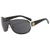 Fashion Goggles UV400 Rhinestone Sunglasses