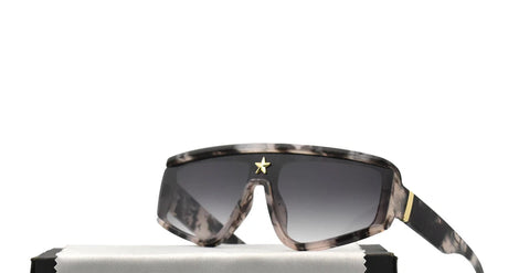 Gray Fashion Gradient Punk Designer Sunglasses