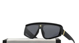 Black Fashion Gradient Punk Designer Sunglasses